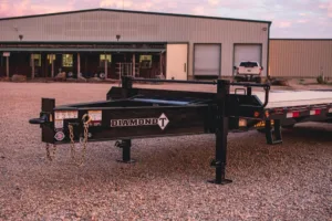Super Single Flatdeck SS200P Pintle Trailer with a durable flatdeck design and pintle hitch, built for heavy-duty hauling and reliable performance.