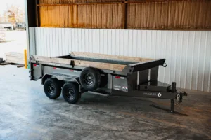 Heavy Duty Low Profile Dump Trailer Made in USA