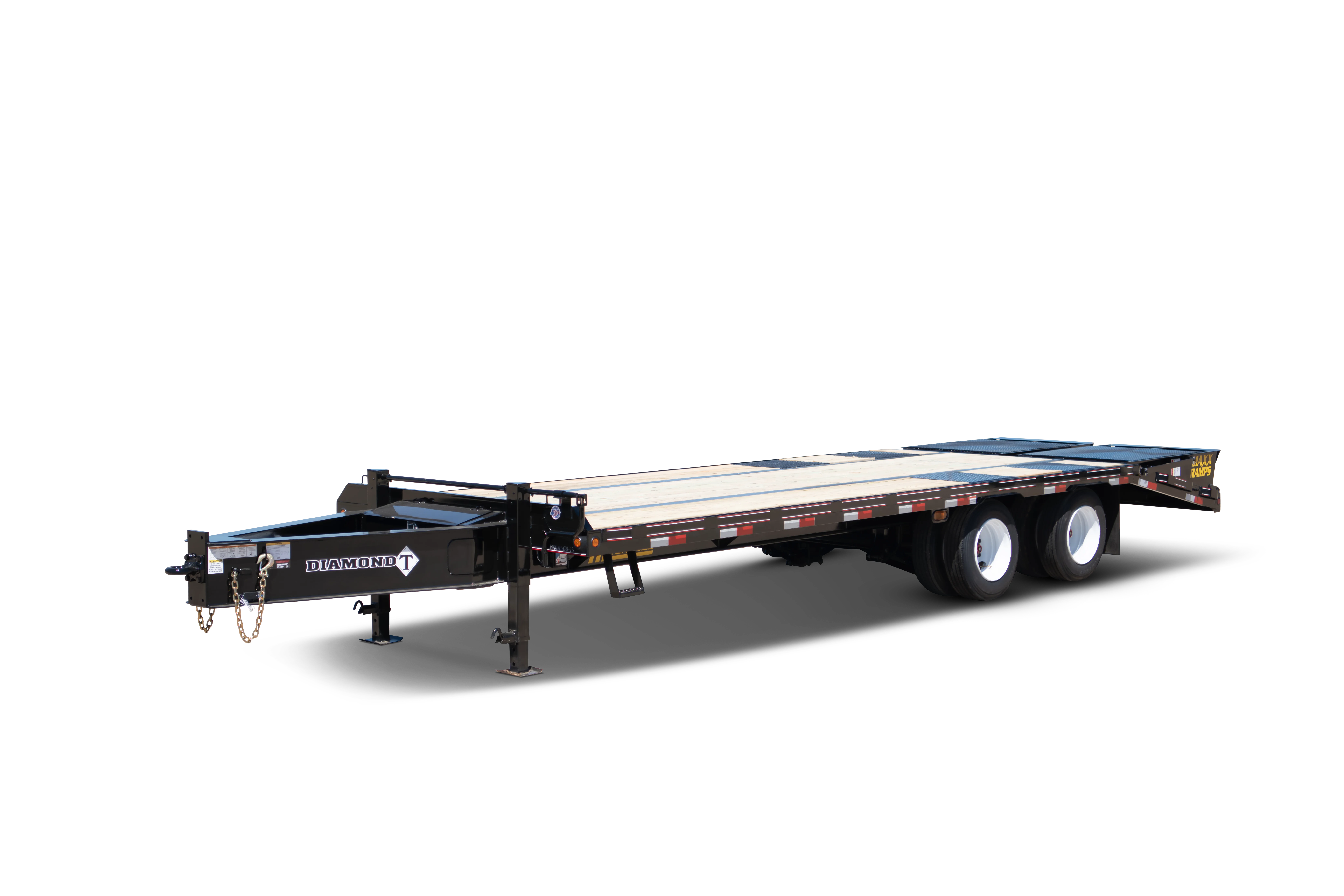 Heavy Duty Dual Tandem Flatdeck Pintle Trailer 