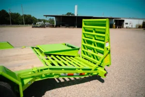 Heavy Duty Skid Pro Equipment Trailer with Mini Max Ramps