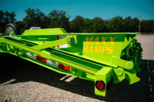 Heavy Duty Skid Pro Equipment Trailer with Mini Max Ramps