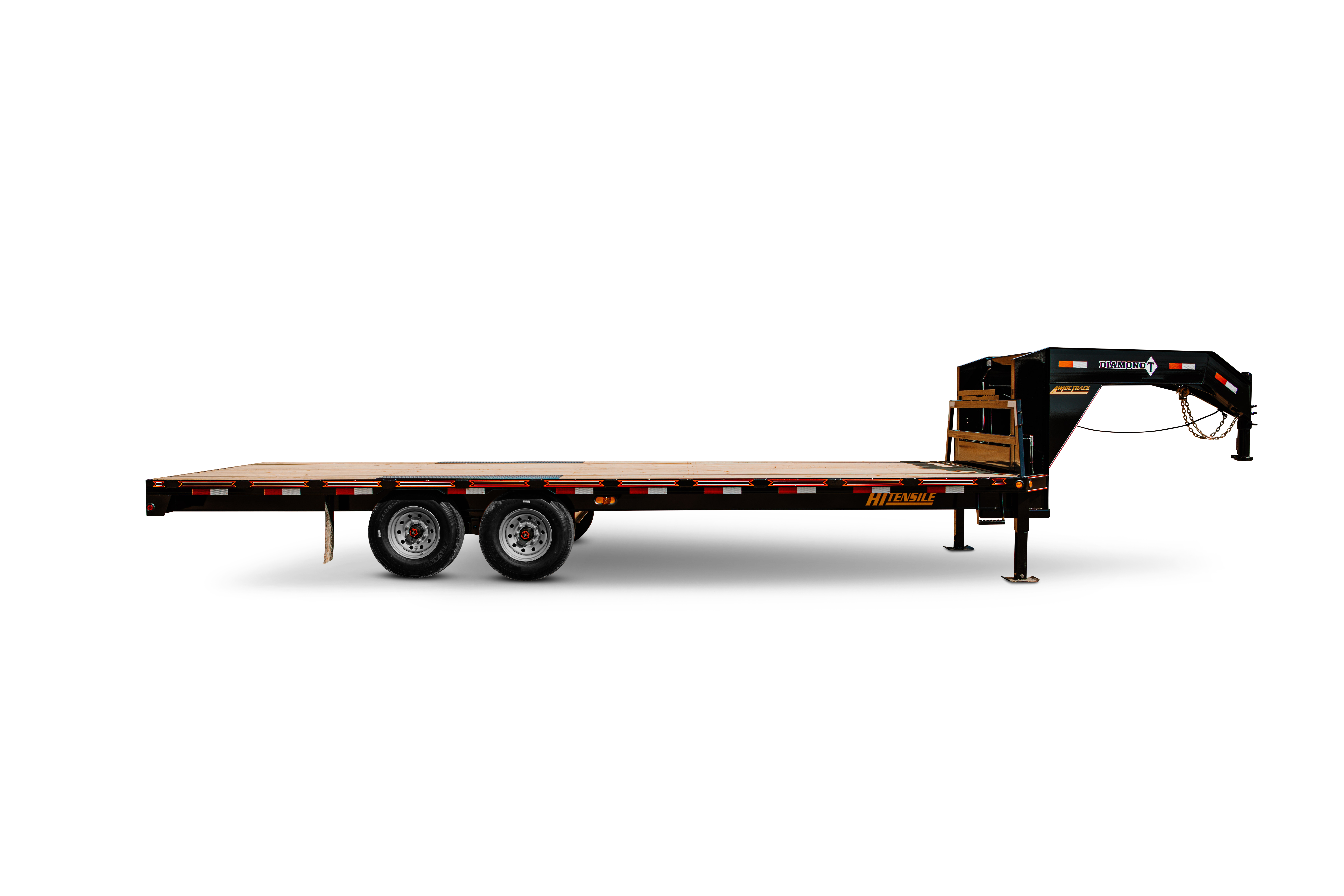 Single Wheel Flatdeck SWF175 Gooseneck - Diamond T Trailers