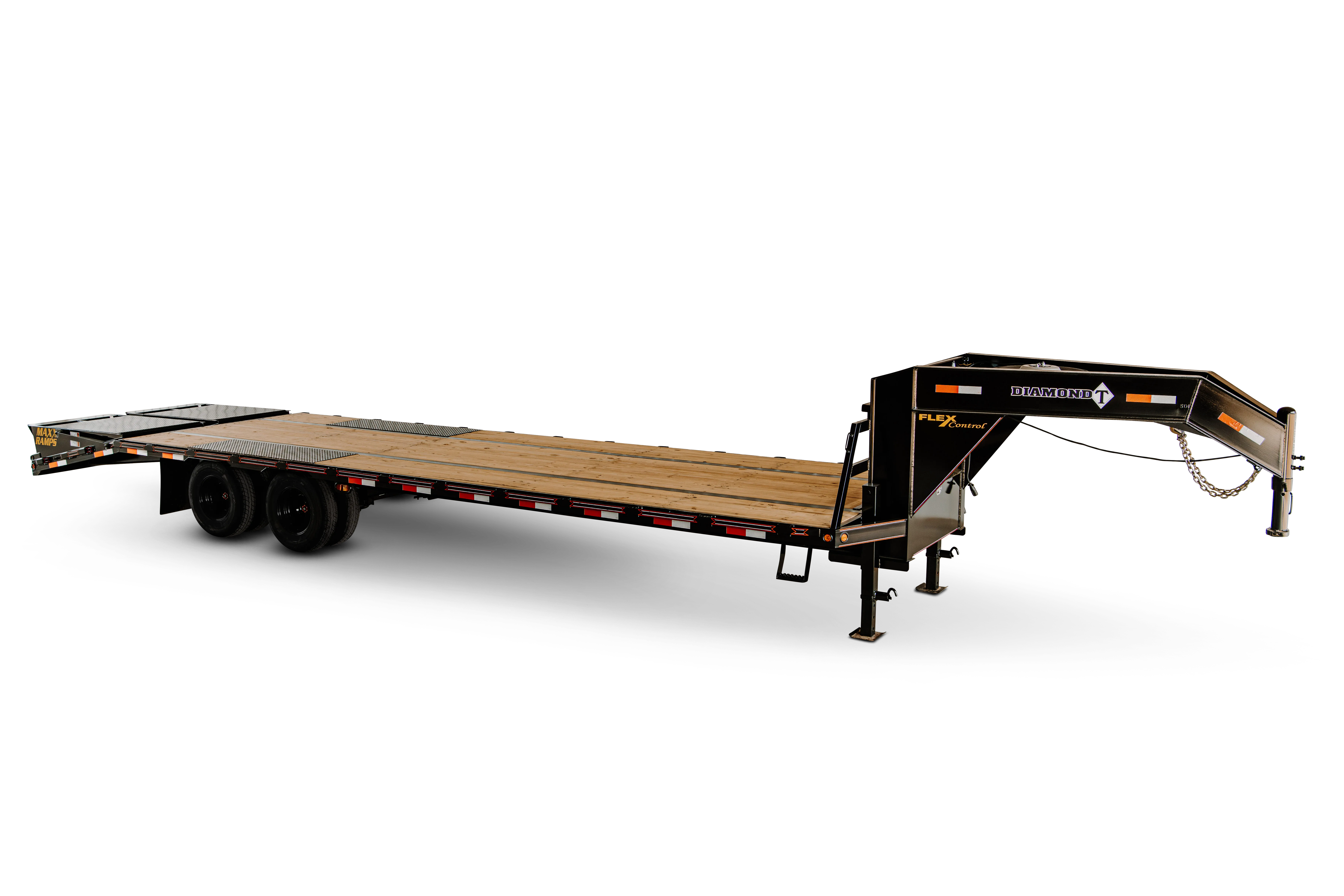 Dual Tandem Flatdeck Gooseneck Trailer